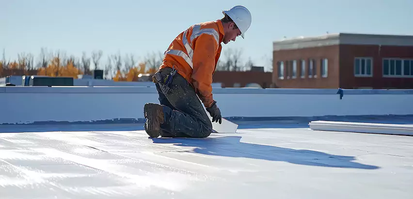 Flat Roof Drain Installation in Carlsbad