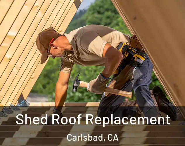  Shed Roof Replacement Carlsbad, CA